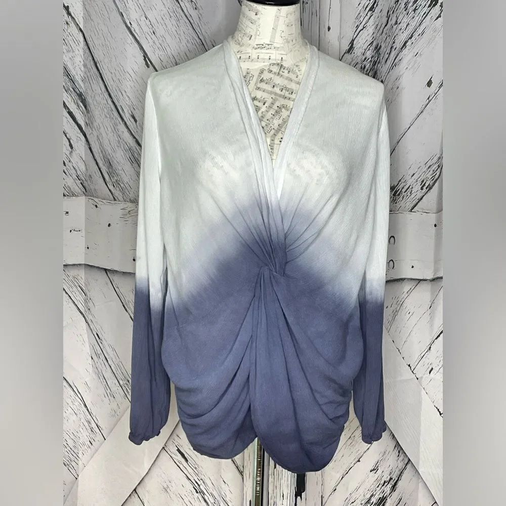 Pomesa Ombré Crossover Blouse M